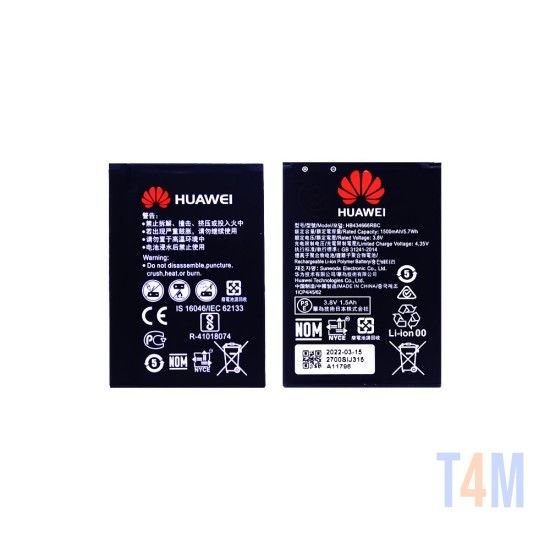 Bateria HB434666RBC paraHuawei E5573/E5573S/E5573S-32/E5573S-320 1500mAh